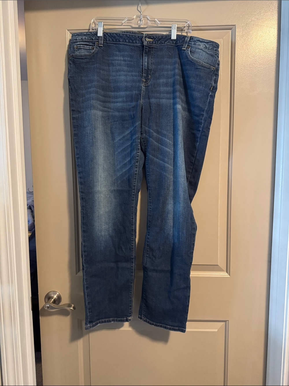 Michael Kors Women's Straight Leg Jeans - Medium Blue Wash